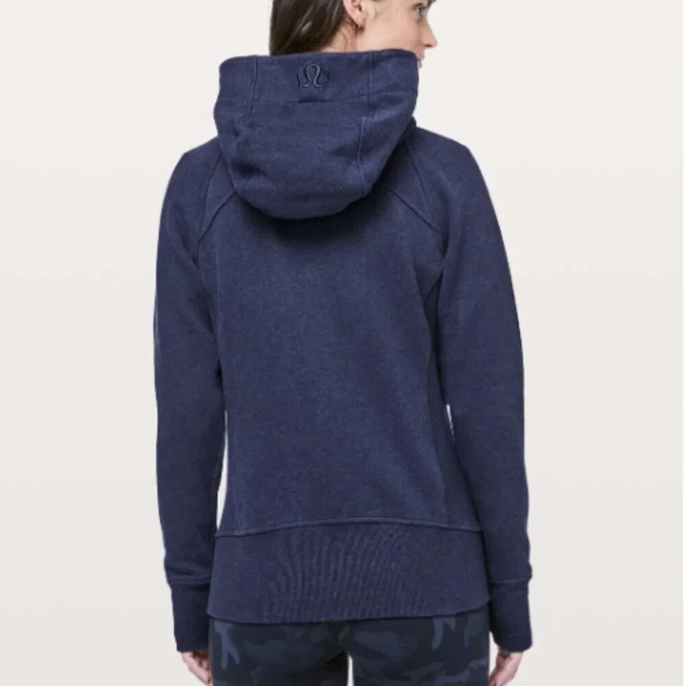 LULULEMON Scuba Hoodie Light Cotton Fleece Blue Size 6
